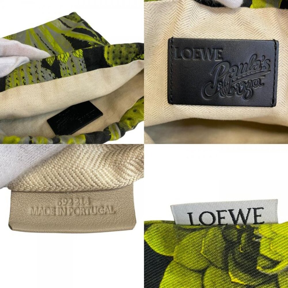 Loewe Cactus Pattern Drawstring Pouch Black - image 8